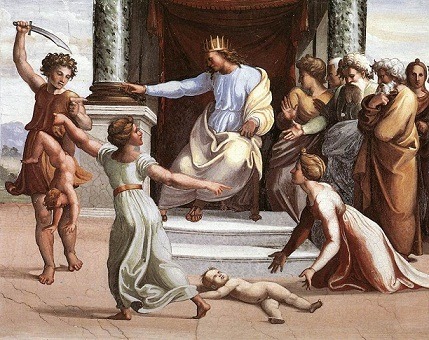King Solomon of Israel Ordering the Splitting of the Kid
