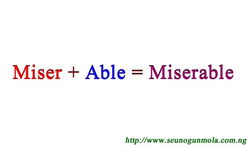 miser-able